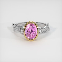 2.16 Ct. Gemstone Ring, 14K Yellow & White 1