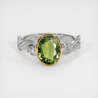 2.25 Ct. Gemstone Ring, 14K Yellow & White 1