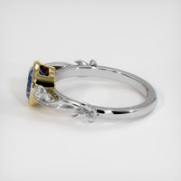 1.23 Ct. Gemstone Ring, 14K Yellow & White 4