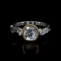 1.18 Ct. Gemstone Ring, 14K Yellow & White 1