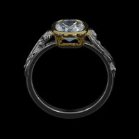 1.18 Ct. Gemstone Ring, 14K Yellow & White 3