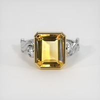 4.66 Ct. Gemstone Ring, 14K Yellow & White 1