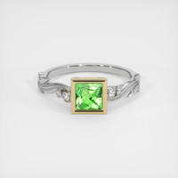 0.70 Ct. Gemstone Ring, 14K Yellow & White 1