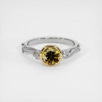 1.01 Ct. Gemstone Ring, 14K Yellow & White 1