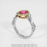 2.02 Ct. Sapphire Ring, 14K Yellow & White 2