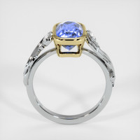 3.00 Ct. Blue Sapphire Ring, 18K Yellow & White 3