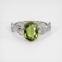 2.25 Ct. Gemstone Ring, 18K Yellow & White 1