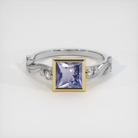 1.10 Ct. Gemstone Ring, 18K Yellow & White 1