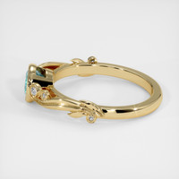 0.67 Ct. Gemstone Ring, 18K Yellow & White 4