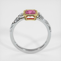 0.77 Ct. Pink Sapphire Ring, 18K Yellow & White 3