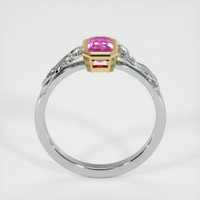0.68 Ct. Pink Sapphire Ring, 18K Yellow & White 3