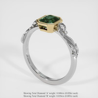 1.66 Ct. Sapphire Ring, 18K Yellow & White 2