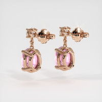 <span>2.08</span>&nbsp;<span class="tooltip-light">Ct.Tw.<span class="tooltiptext">Total Carat Weight</span></span> Gemstone Earrings, 14K Rose Gold 4