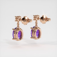 <span>1.62</span>&nbsp;<span class="tooltip-light">Ct.Tw.<span class="tooltiptext">Total Carat Weight</span></span> Gemstone Earrings, 14K Rose Gold 4