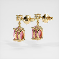 <span>1.12</span>&nbsp;<span class="tooltip-light">Ct.Tw.<span class="tooltiptext">Total Carat Weight</span></span> Gemstone Earrings, 14K Yellow Gold 4