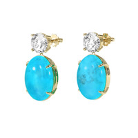 <span>20.73</span>&nbsp;<span class="tooltip-light">Ct.Tw.<span class="tooltiptext">Total Carat Weight</span></span> Gemstone Earrings, 18K Yellow Gold 3