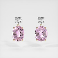 <span>1.75</span>&nbsp;<span class="tooltip-light">Ct.Tw.<span class="tooltiptext">Total Carat Weight</span></span> Gemstone Earrings, 14K Yellow & White 1