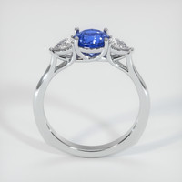 1.07 Ct. Blue Sapphire Ring, Platinum 950 3