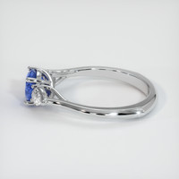 1.07 Ct. Blue Sapphire Ring, Platinum 950 4