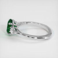 1.16 Ct. Emerald Ring, Platinum 950 4