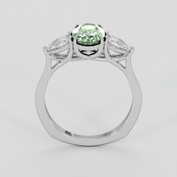 2.53 Ct. Green Sapphire Ring, Platinum 950 3