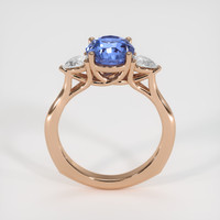 2.15 Ct. Sapphire Ring, 18K Rose Gold 3