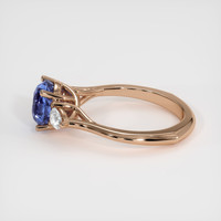 2.15 Ct. Sapphire Ring, 18K Rose Gold 4