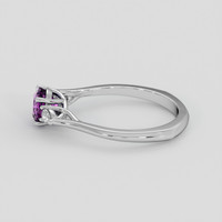1.57 Ct. Purple Sapphire Ring, 10K White Gold 4