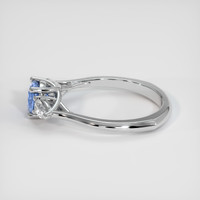 0.55 Ct. Sapphire Ring, 14K White Gold 4