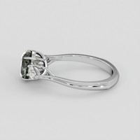 2.13 Ct. Green Sapphire Ring, 14K White Gold 4