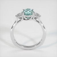 0.96 Ct. Sapphire Ring, 14K White Gold 3