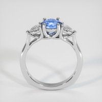 0.80 Ct. Sapphire Ring, 18K White Gold 3