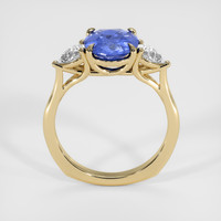 2.43 Ct. Blue Sapphire Ring, 14K Yellow Gold 3