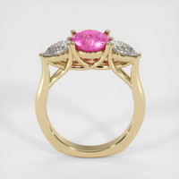 2.03 Ct. Pink Sapphire Ring, 14K Yellow Gold 3