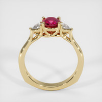 1.06 Ct. Ruby Ring, 14K Yellow Gold 3