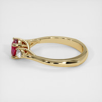 1.06 Ct. Ruby Ring, 14K Yellow Gold 4