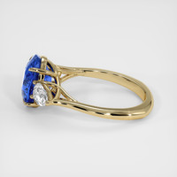 3.37 Ct. Blue Sapphire Ring, 14K Yellow Gold 4