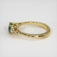 0.79 Ct. Sapphire Ring, 14K Yellow Gold 4