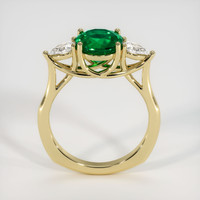 1.71 Ct. Emerald Ring, 18K Yellow Gold 3