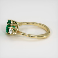 1.71 Ct. Emerald Ring, 18K Yellow Gold 4