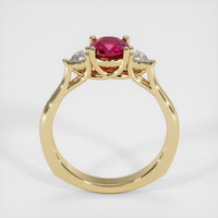 1.06 Ct. Ruby Ring, 18K Yellow Gold 3