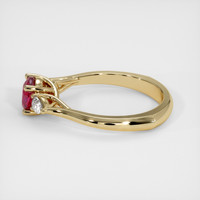 1.06 Ct. Ruby Ring, 18K Yellow Gold 4