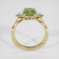 1.95 Ct. Green Sapphire Ring, 18K Yellow Gold 3