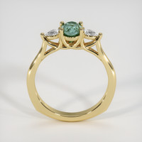 0.79 Ct. Sapphire Ring, 18K Yellow Gold 3