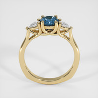 0.62 Ct. Sapphire Ring, 18K Yellow Gold 3