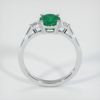 Three Stone Emerald Ring 1.00 Ct., Platinum 950 Preview