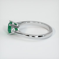 Three Stone Emerald Ring 1.00 Ct., Platinum 950 Preview