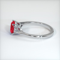 1.57 Ct. Ruby Ring, Platinum 950 4