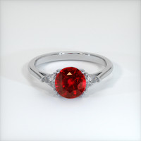 1.58 Ct. Ruby Ring, Platinum 950 1