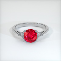 1.22 Ct. Ruby Ring, Platinum 950 1